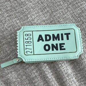 RARE Kate Spade New York Admit One Coin Purse